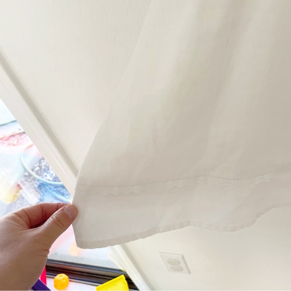 Reformation white linen lace mini dress size 4 - Picture 4 of 7